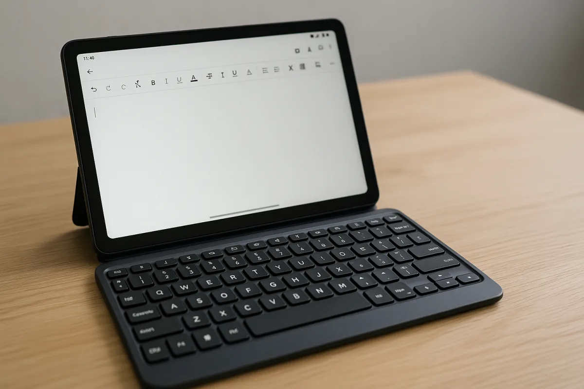 Tastiere Bluetooth per tablet Android: quale layout riduce davvero gli errori di scrittura