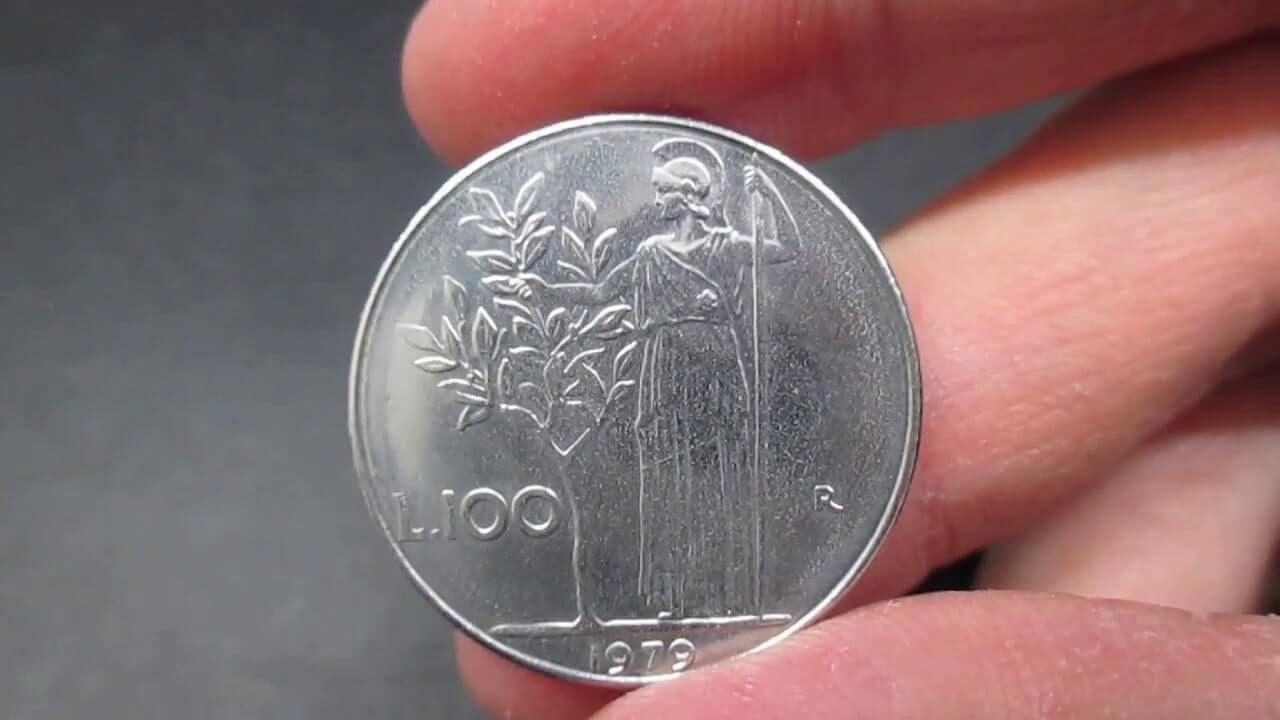 moneta Minerva 100 lire